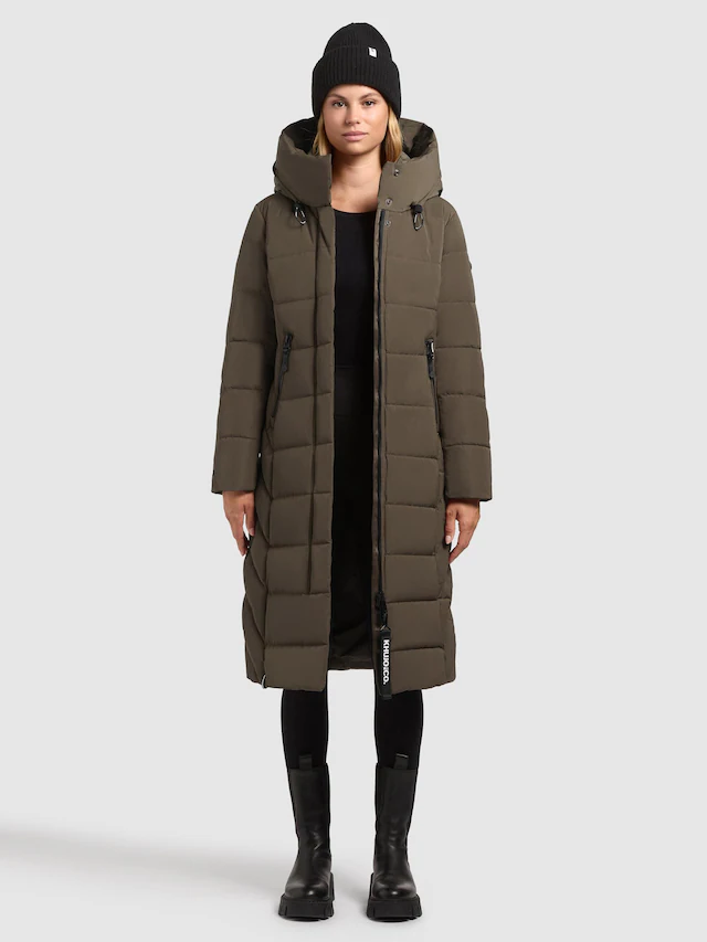 khujo Wintermantel »Sensy-YM« Warmer Steppmantel mit Kapuze