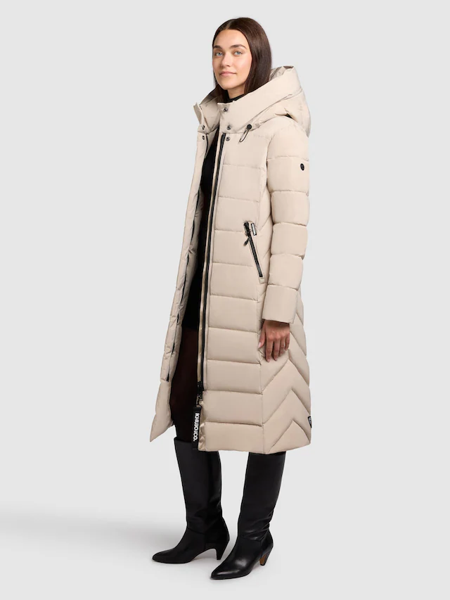 khujo Wintermantel »Sensy-YM« Warmer Steppmantel mit Kapuze