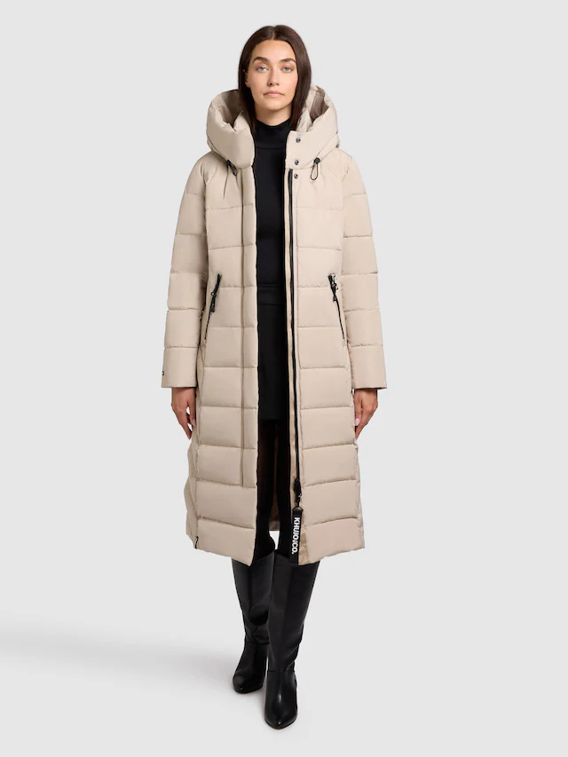 khujo Wintermantel »Sensy-YM« Warmer Steppmantel mit Kapuze