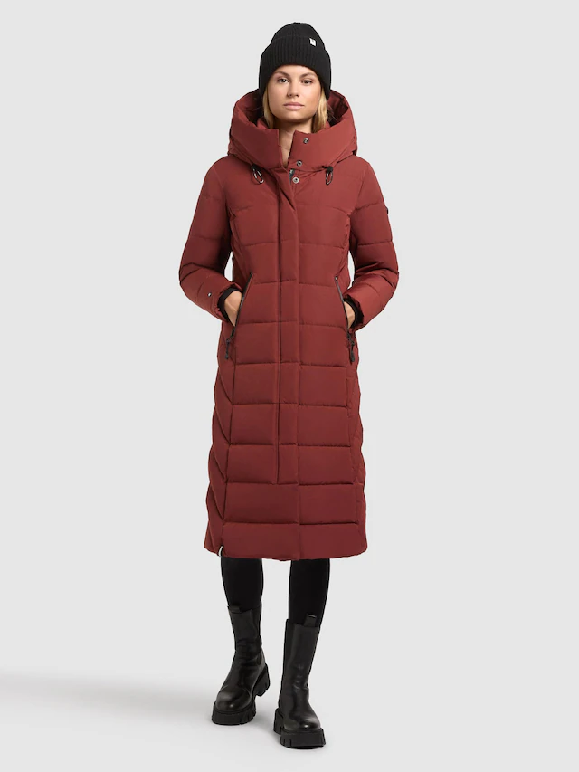 khujo Wintermantel »Sensy-YM« Warmer Steppmantel mit Kapuze
