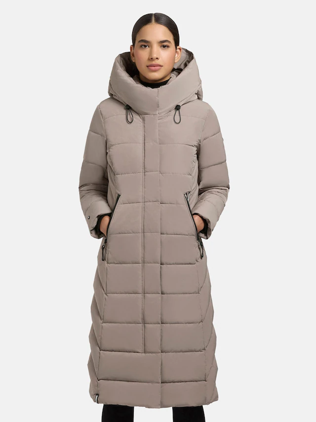 khujo Wintermantel »Sensy-YM« Warmer Steppmantel mit Kapuze