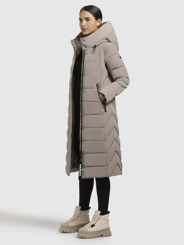 khujo Wintermantel »Sensy-YM« Warmer Steppmantel mit Kapuze