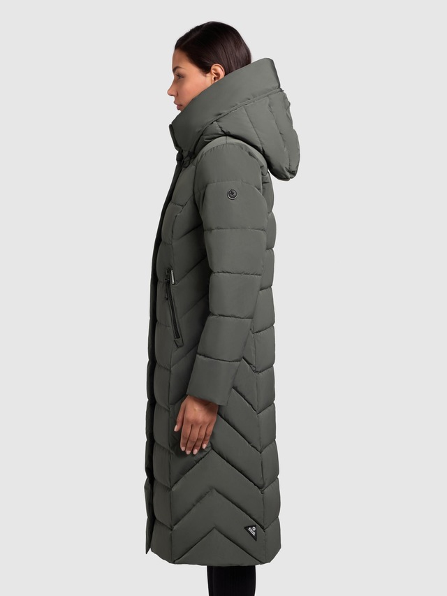 khujo Wintermantel »Sensy-YM« Warmer Steppmantel mit Kapuze