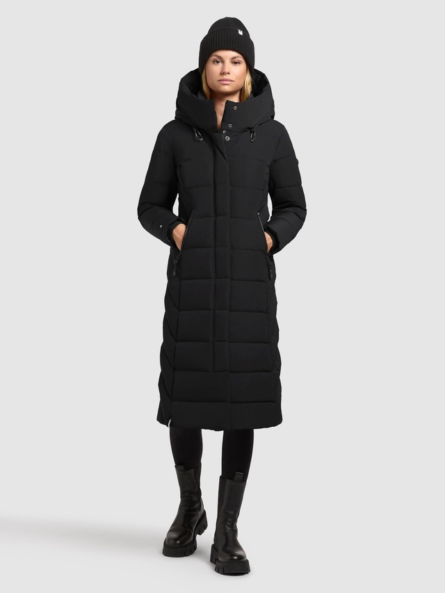 khujo Wintermantel »Sensy-YM« Warmer Steppmantel mit Kapuze