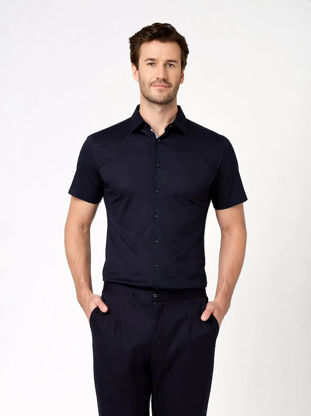 DESOTO Kurzarmhemd »Casual Kent 1/2« Businesshemd, slim fit, Kentkragen