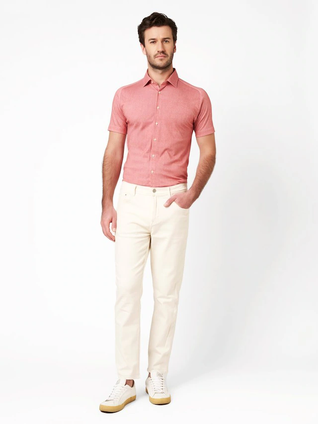 DESOTO Kurzarmhemd »Casual Kent 1/2« Jerseyhemd, slim fit