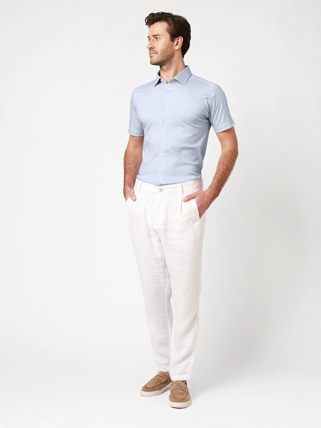 DESOTO Kurzarmhemd »Casual Kent 1/2« Jerseyhemd, slim fit