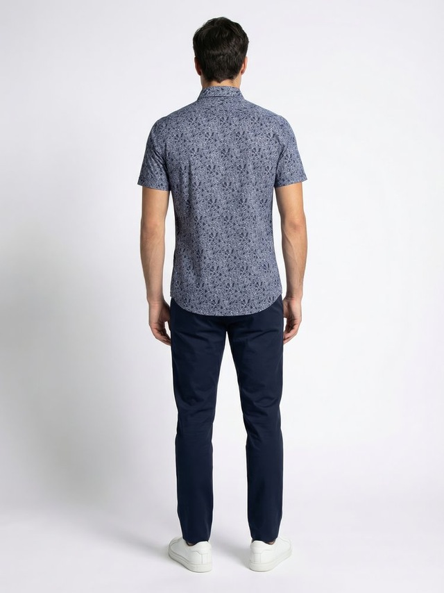 DESOTO Kurzarmhemd »Casual Kent 1/2« Jerseyhemd, slim fit, Kentkragen, bügelfrei
