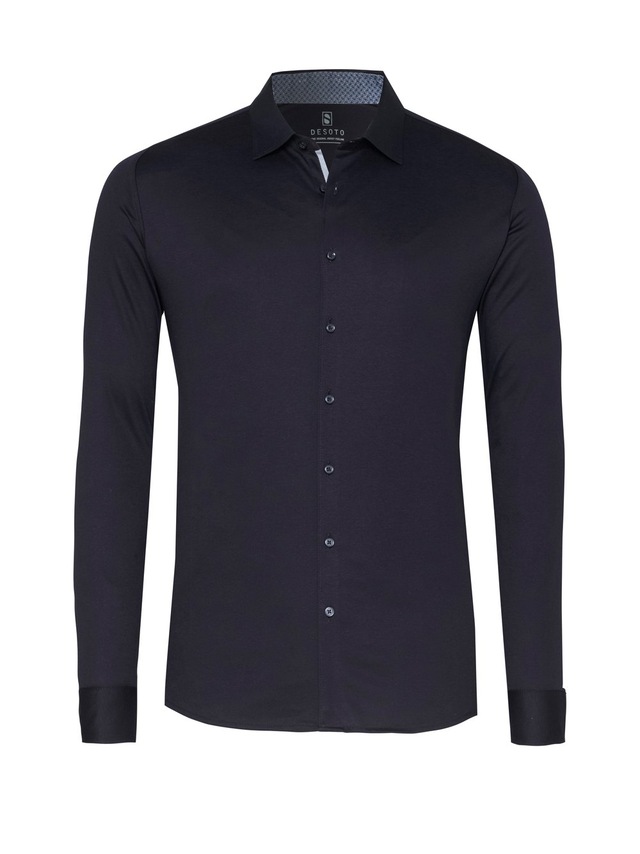 DESOTO Langarmhemd »Jerseyhemd Casual Kent«