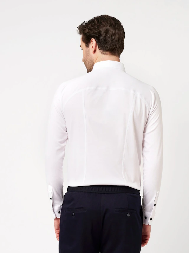 DESOTO Langarmhemd »Jerseyhemd Casual Kent«