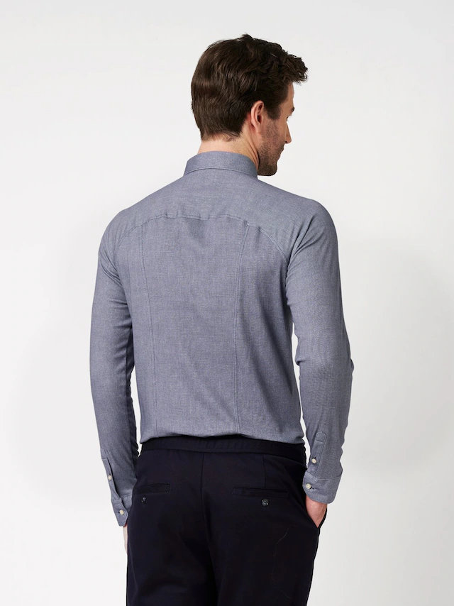 DESOTO Langarmhemd »Jerseyhemd Casual Kent«