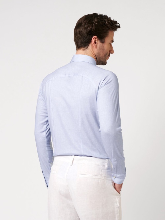 DESOTO Langarmhemd »Jerseyhemd Casual Kent«