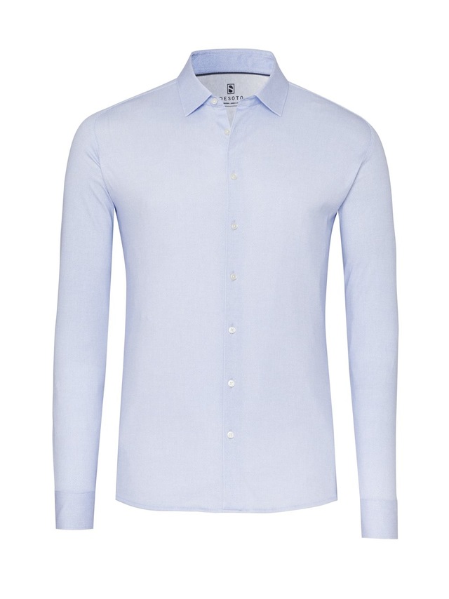 DESOTO Langarmhemd »Jerseyhemd Casual Kent«