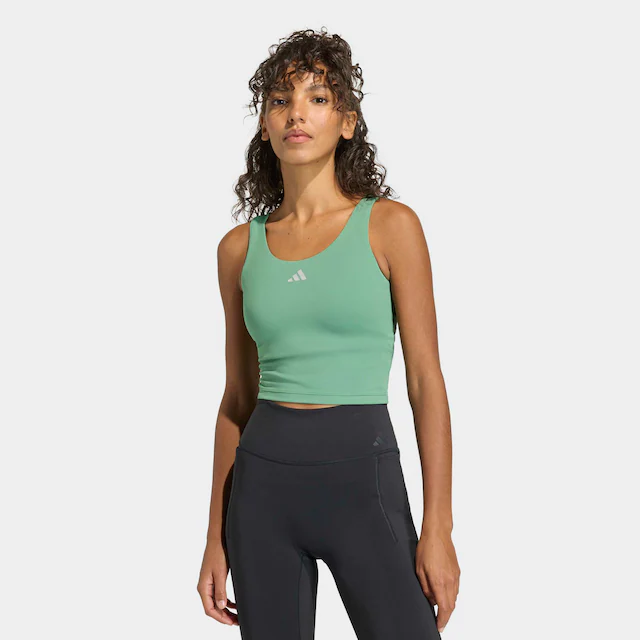 adidas Performance Tanktop »3-STREIFEN STUDIO ALL ME, LEICHT STÜTZEND«