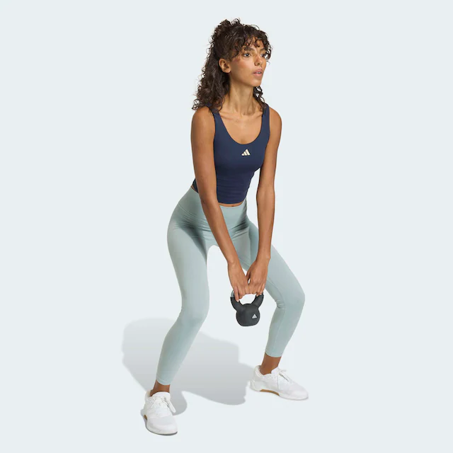 adidas Performance Tanktop »3-STREIFEN STUDIO ALL ME, LEICHT STÜTZEND«