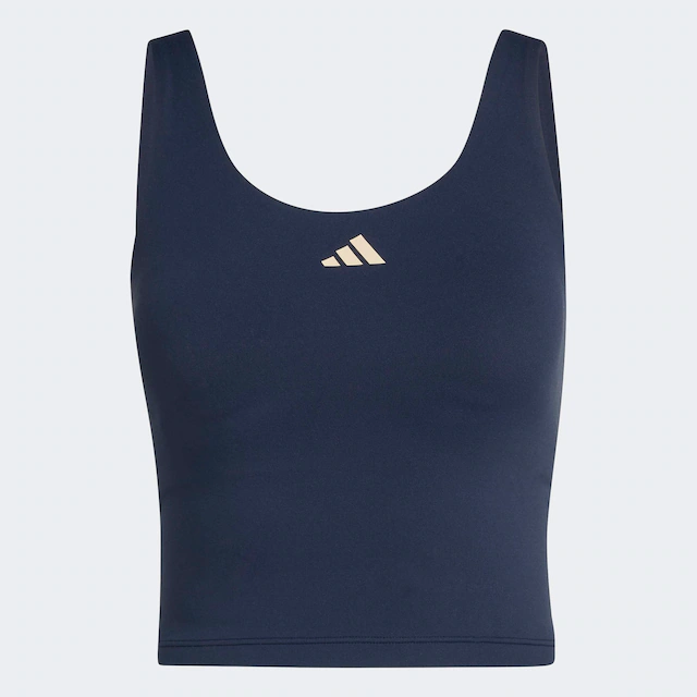 adidas Performance Tanktop »3-STREIFEN STUDIO ALL ME, LEICHT STÜTZEND«