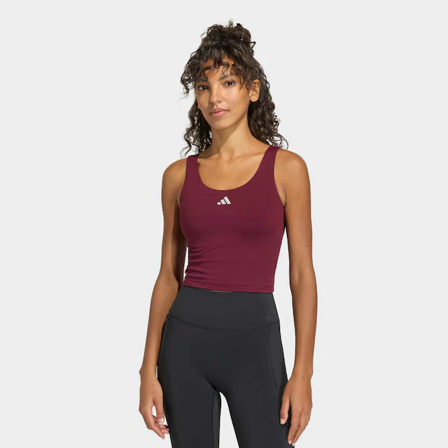 adidas Performance Tanktop »3-STREIFEN STUDIO ALL ME, LEICHT STÜTZEND«