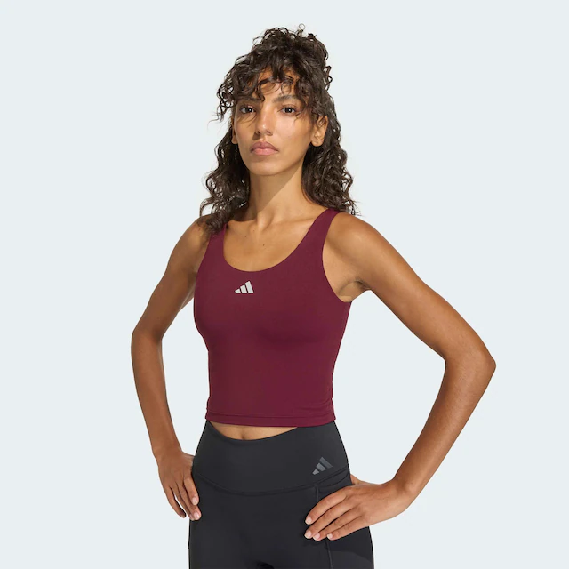 adidas Performance Tanktop »3-STREIFEN STUDIO ALL ME, LEICHT STÜTZEND«
