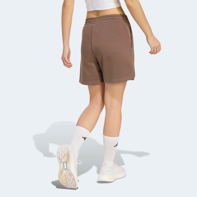 adidas Sportswear Shorts »3-STREIFEN STUDIO FLEECE, LOCKER GESCHNITTEN« für sportliche Aktivitäten, aus Baumwolle, mit Kordelverschluss