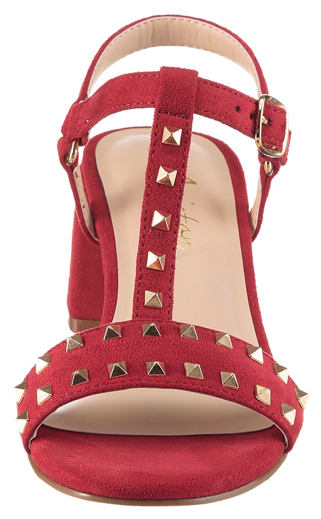 Aniston SHOES Riemchensandalette Sommerschuh, Blockabsatz, Nietenverzierung - NEUE KOLLEKTION