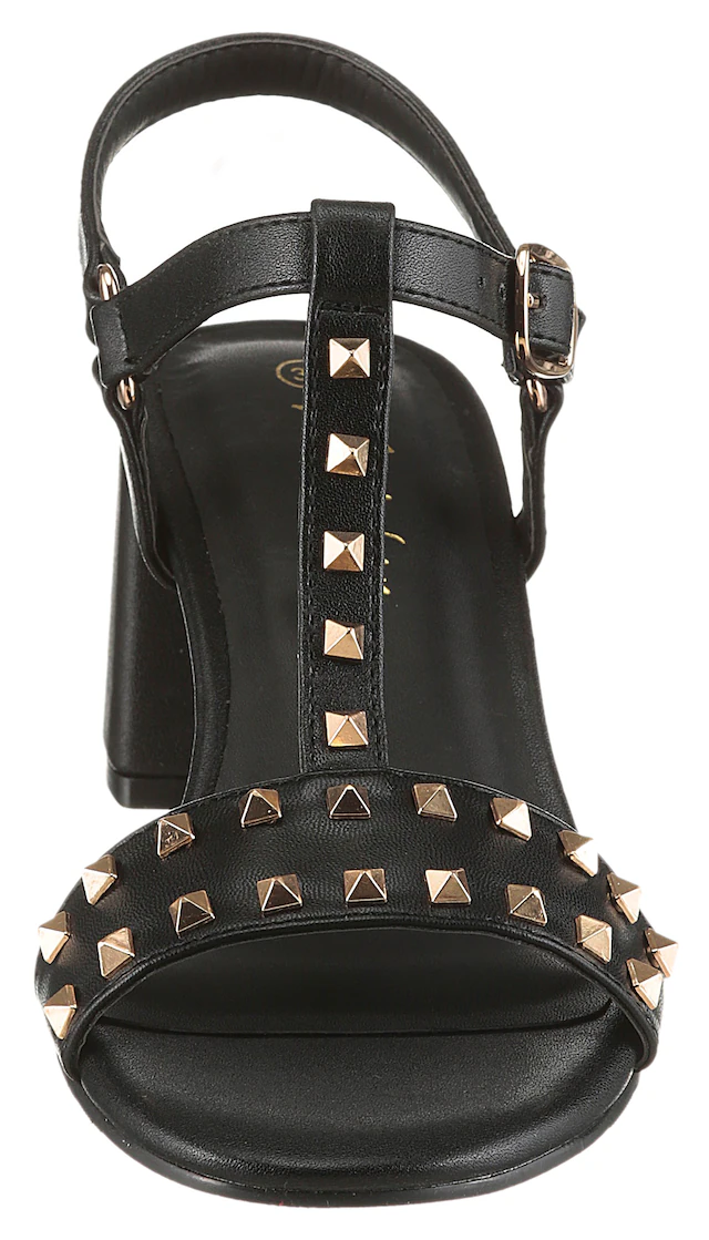 Aniston SHOES Riemchensandalette Sommerschuh, Blockabsatz, Nietenverzierung - NEUE KOLLEKTION