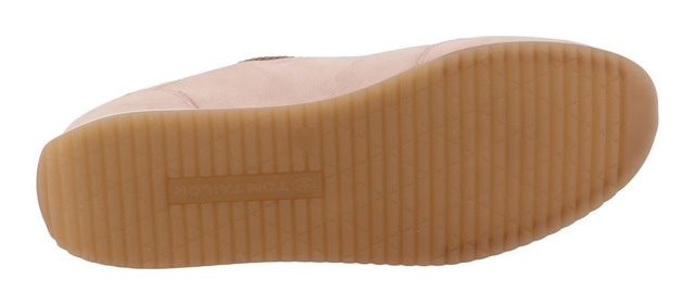 TOM TAILOR Sneaker »Cathrine« Freizeitschuh, Halbschuh, Schnürschuh mit Kontrastbesatz