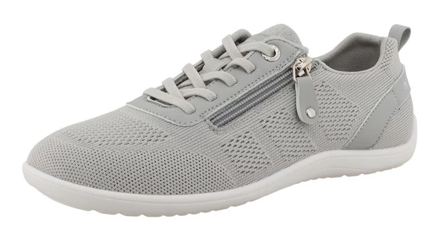 TOM TAILOR Sneaker »Patty« Freizeitschuh, Halbschuh, Schnürschuh in Strickoptik