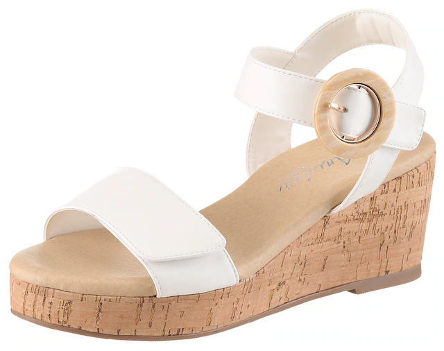 Aniston SHOES Plateausandale Sommerschuh, Sandalette - NEUE KOLLEKTION