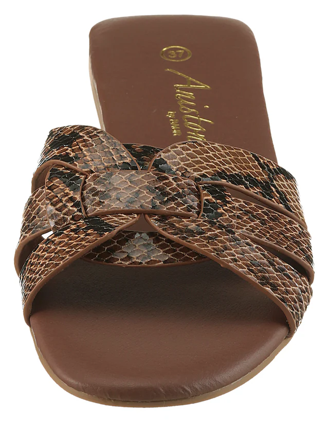 Aniston SHOES Pantolette Sommerschuh, Flat, schmale Form - NEUE KOLLEKTION