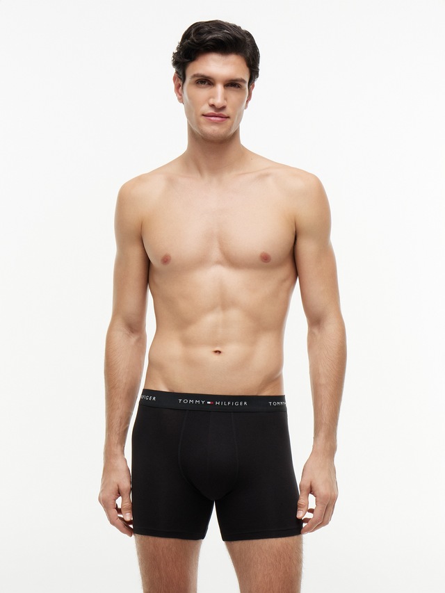 Tommy Hilfiger Underwear Boxershorts »3P BOXER BRIEF DTM« Packung, 3 Stk. mit Logoschriftzug