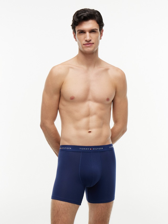 Tommy Hilfiger Underwear Boxershorts »3P BOXER BRIEF DTM« Packung, 3 Stk. mit Logoschriftzug