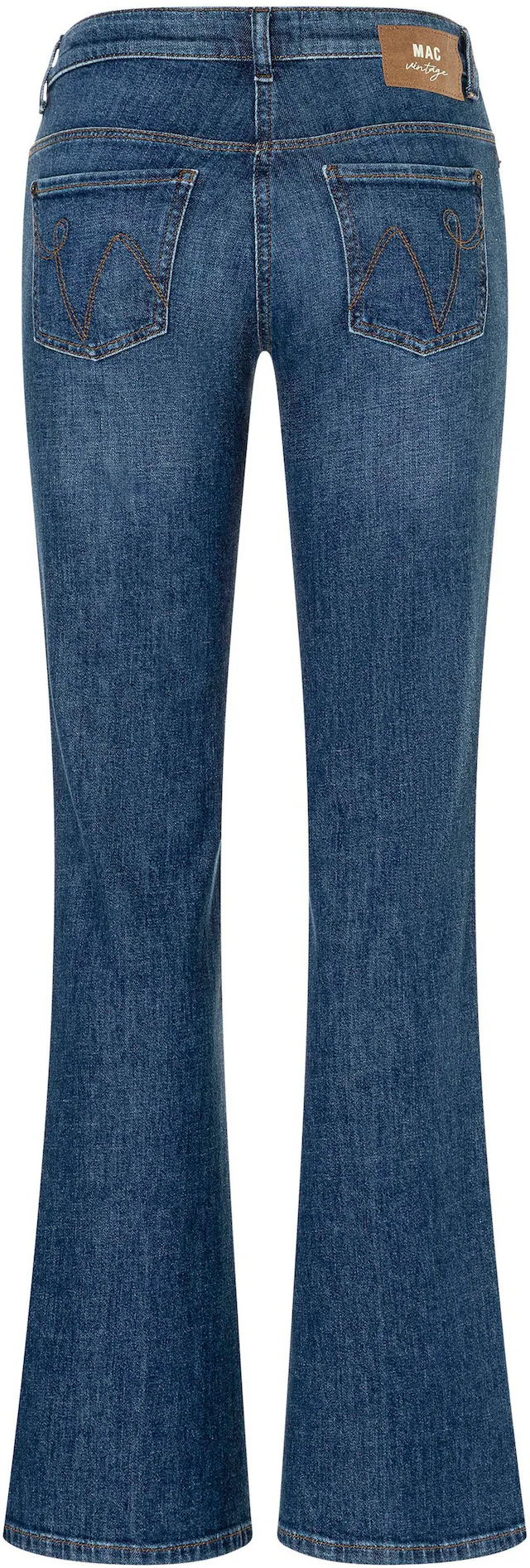 MAC Bootcut-Jeans »DETROIT flared« Aufwendig gearbeitete Details an den Vordertaschen