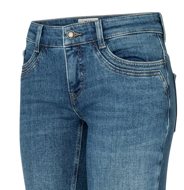 MAC Bootcut-Jeans »DETROIT flared« Aufwendig gearbeitete Details an den Vordertaschen