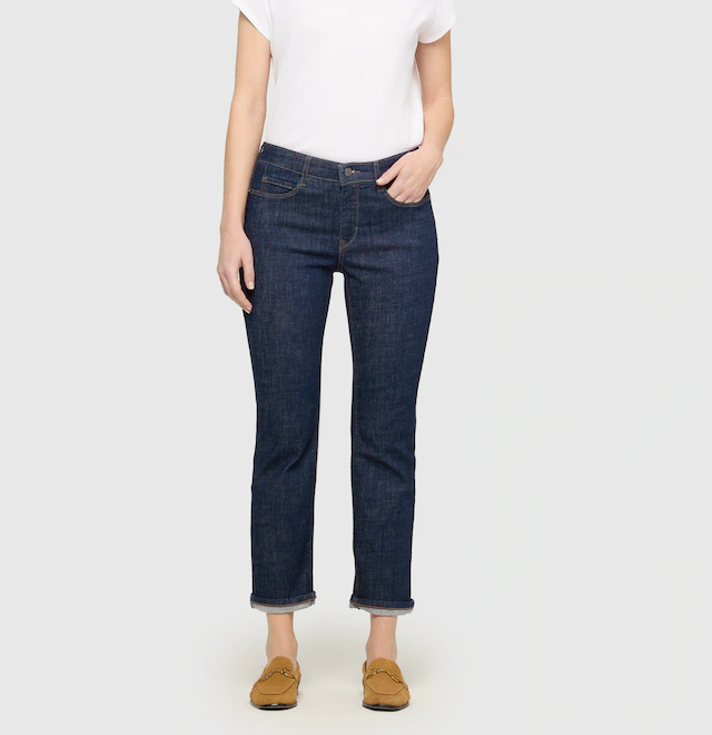 MAC 7/8-Jeans »DREAM cropped auth.« Innovativer Hyperstretch Denim mit figurformendem Shaping-Effekt