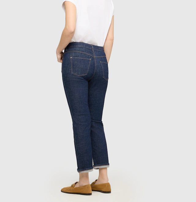 MAC 7/8-Jeans »DREAM cropped auth.« Innovativer Hyperstretch Denim mit figurformendem Shaping-Effekt