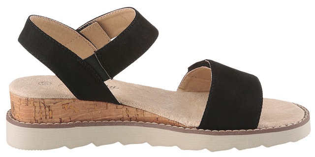 Aniston SHOES Sandale Sommerschuh, Klettschuh, Keilabsatz - NEUE KOLLEKTION