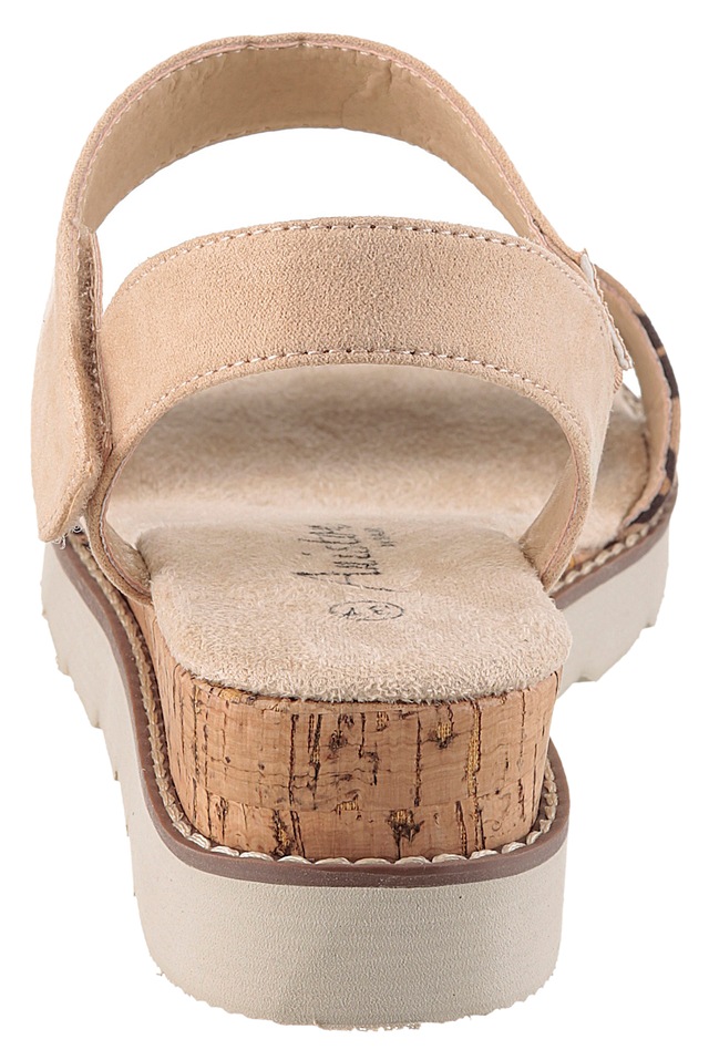 Aniston SHOES Sandale Sommerschuh, Klettschuh, Keilabsatz - NEUE KOLLEKTION