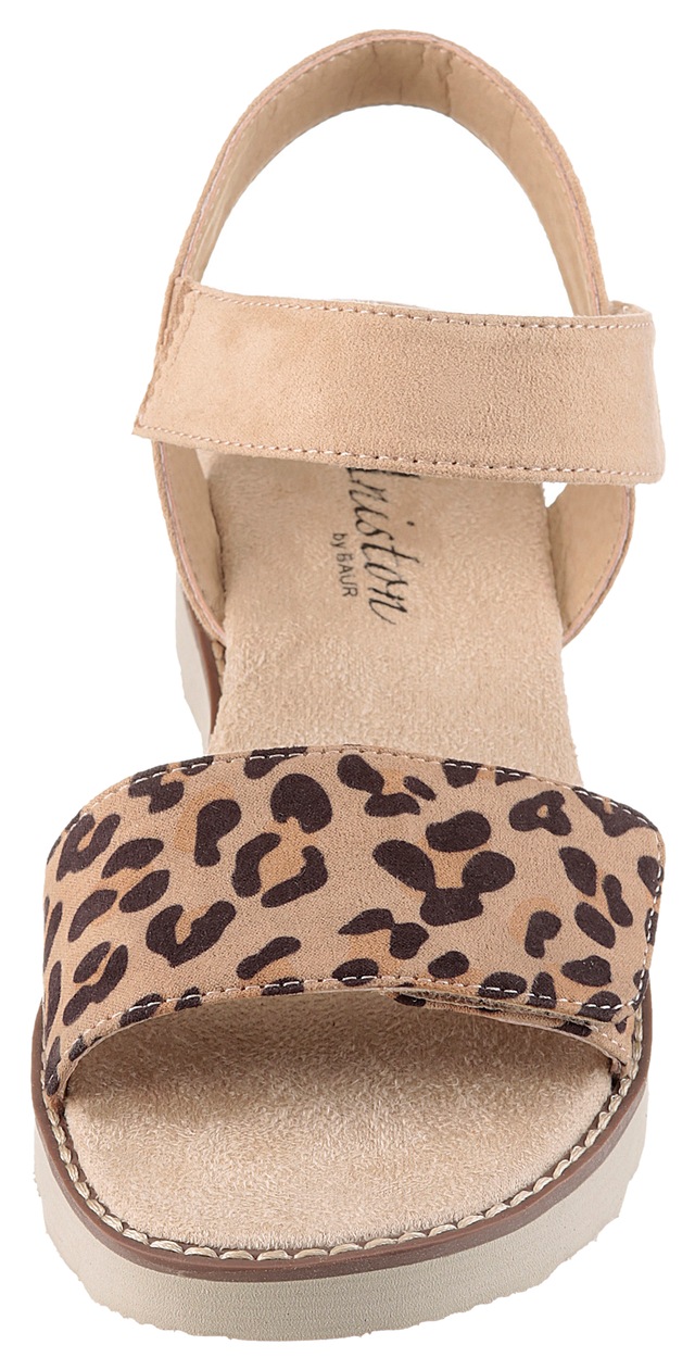 Aniston SHOES Sandale Sommerschuh, Klettschuh, Keilabsatz - NEUE KOLLEKTION