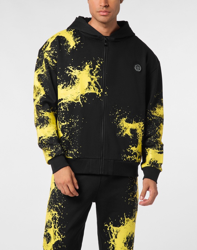 PLEIN SPORT Kapuzensweatjacke »Splash«