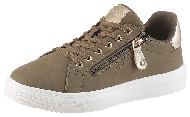 Aniston SHOES Sneaker Schnürschuh, Freizeitschuh mit Reißverschluss - NEUE KOLLEKTION
