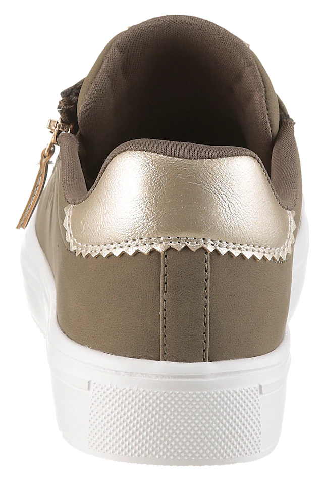 Aniston SHOES Sneaker Schnürschuh, Freizeitschuh mit Reißverschluss - NEUE KOLLEKTION