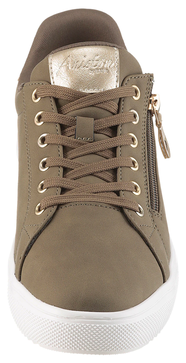 Aniston SHOES Sneaker Schnürschuh, Freizeitschuh mit Reißverschluss - NEUE KOLLEKTION