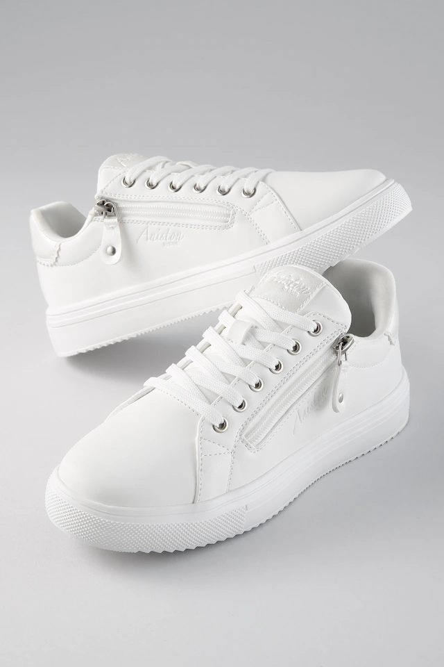 Aniston SHOES Sneaker Schnürschuh, Freizeitschuh mit Reißverschluss - NEUE KOLLEKTION