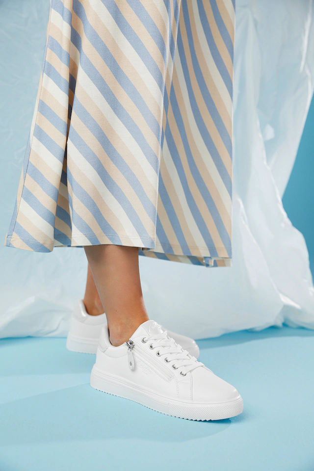 Aniston SHOES Sneaker Schnürschuh, Freizeitschuh mit Reißverschluss - NEUE KOLLEKTION