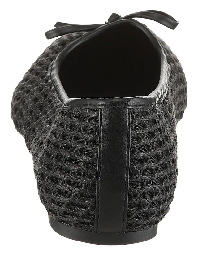 Aniston SHOES Ballerina Loafer, Slipper, Schlupfschuh mit kleiner Schleife- NEUE KOLLEKTION