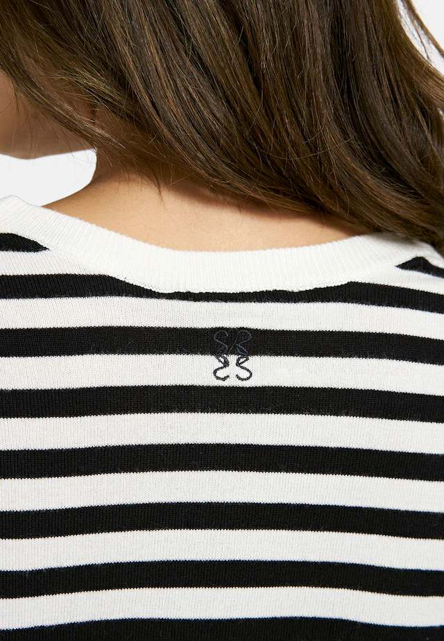Smith & Soul Kurzarmpullover mit Rundhals, Viskosemix