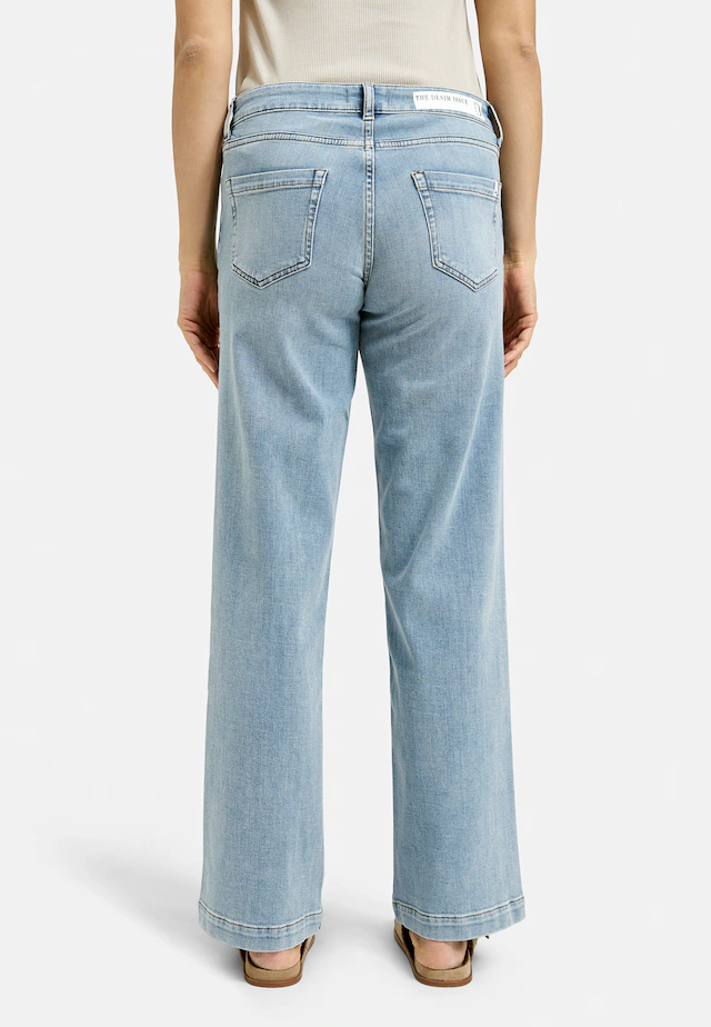 Smith & Soul Straight-Jeans Wide Leg, Mid Rise