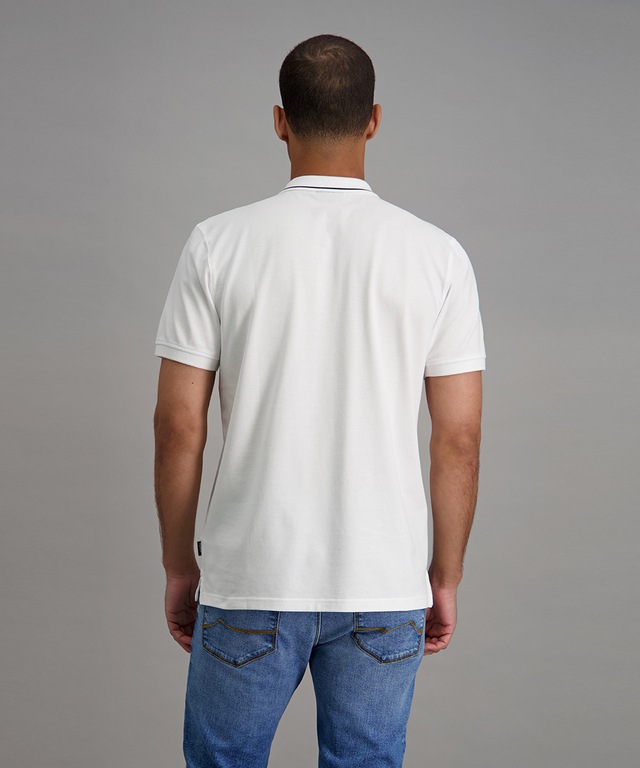 Pioneer Authentic Jeans Poloshirt mit Logo Schriftzug
