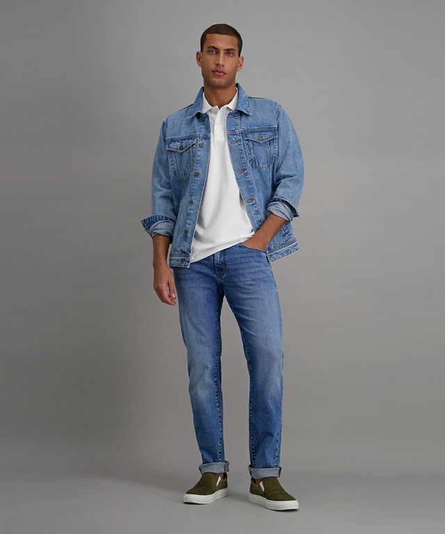 Pioneer Authentic Jeans Poloshirt mit Logo Schriftzug