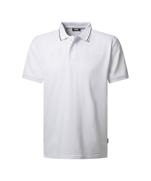 Pioneer Authentic Jeans Poloshirt mit Logo Schriftzug